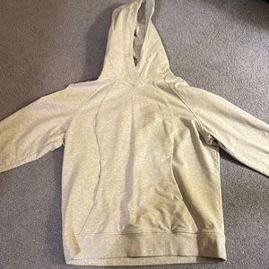EUC women’s lululemon grey scuba hoodie size 10